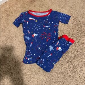 Little Sleepies Firecracker SS w/Shorts 5/6